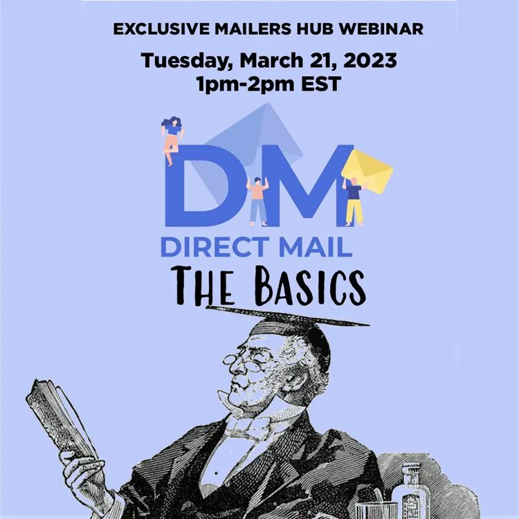 There is still a little time left to register your staff for tomorrow's Mailers Hub FREE webinar from 1pm-2pm EST.  Whether you are new to the commercial mail business or a season professional needing a refresher, don't miss this webinar.  Register today buff.ly/3DP1neE