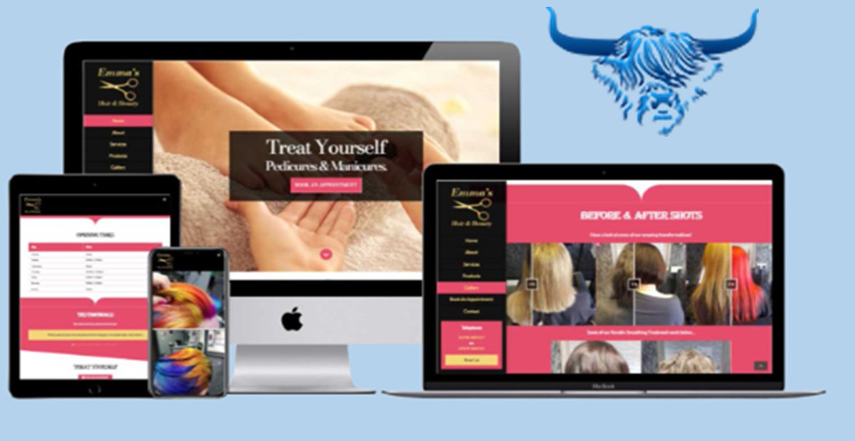 BlueCowDigital's tweet photo. We love the vibrant aesthetics of this brand-new website we have built for a hair salon💗. The browsing experience is seamless and stands out on laptops and mobiles😃.

If you like what you see, call today on 01704331786

#BlueCowDigital #DigitalMarketing #WebsiteDesign https://t.co/XTsS1lT7O8