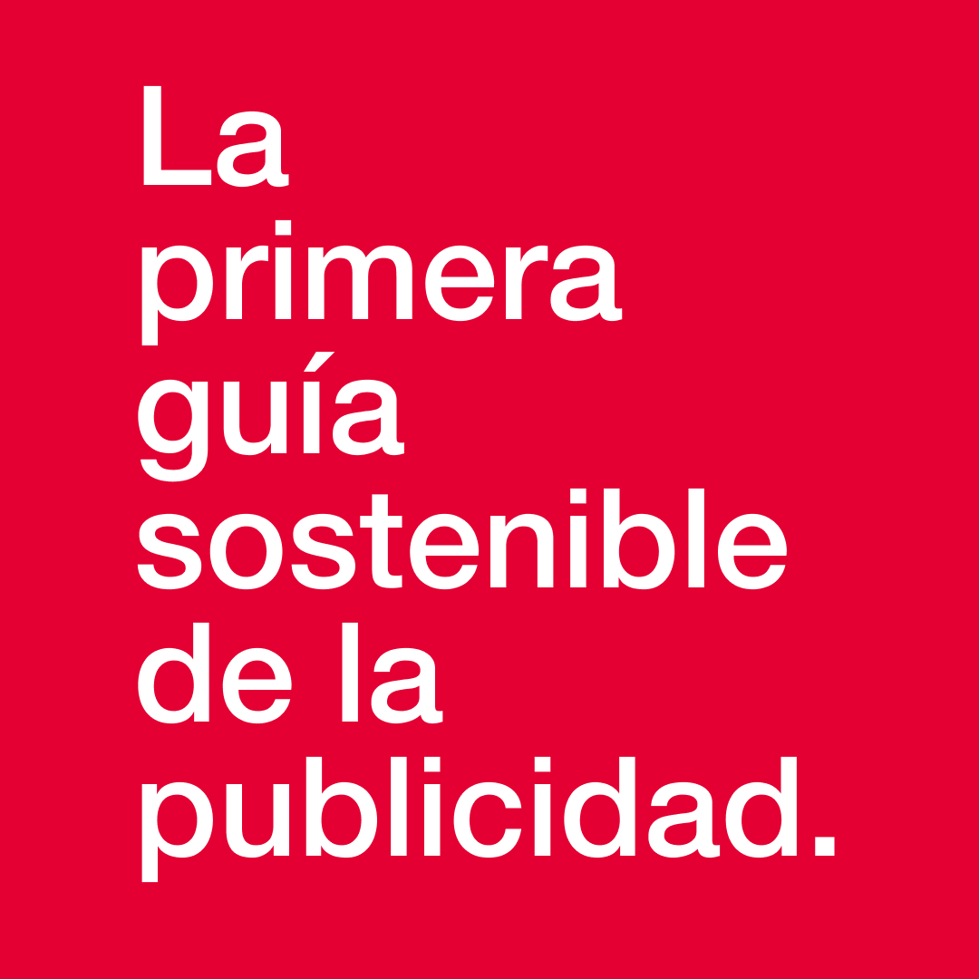 POR FIN, LA PRIMERA GUÍA SOSTENIBLE DE LA PUBLICIDAD. ¿Y si por una vez lxs sostenibles somos nosotros? 😲

Compartimos la primera #GuíaSostenible de la #publicidad hecha por el equipo normmal Descárgatela gratis en nuestra web lnkd.in/dHuNw6nz