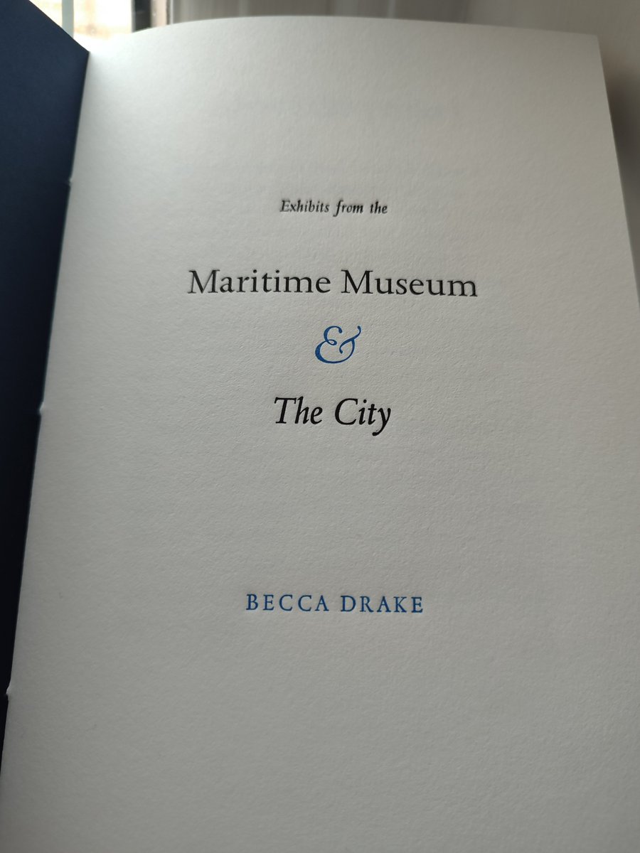 RLDrake's tweet image. My chapbook, 'The Maritime Museum &amp;amp; The City', beautifully worked by @thinicepress for @HullMaritime 🌊🐟🧜