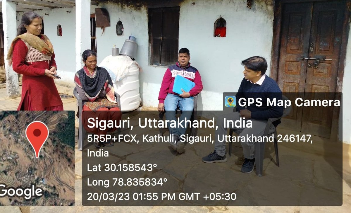 REAPUttarakhand's tweet photo. REAPPauri: Today, the #field_verification of #Ultra_Poor_Households was completed by the AM-LH  in three vill. of #Khirsu block namely #Singori, #Gawana &amp; #Khalu. The block team was also pres. during the field verification.
@REAPUttarakhand @basava_ias
@… https://t.co/MpkFrkEZxr