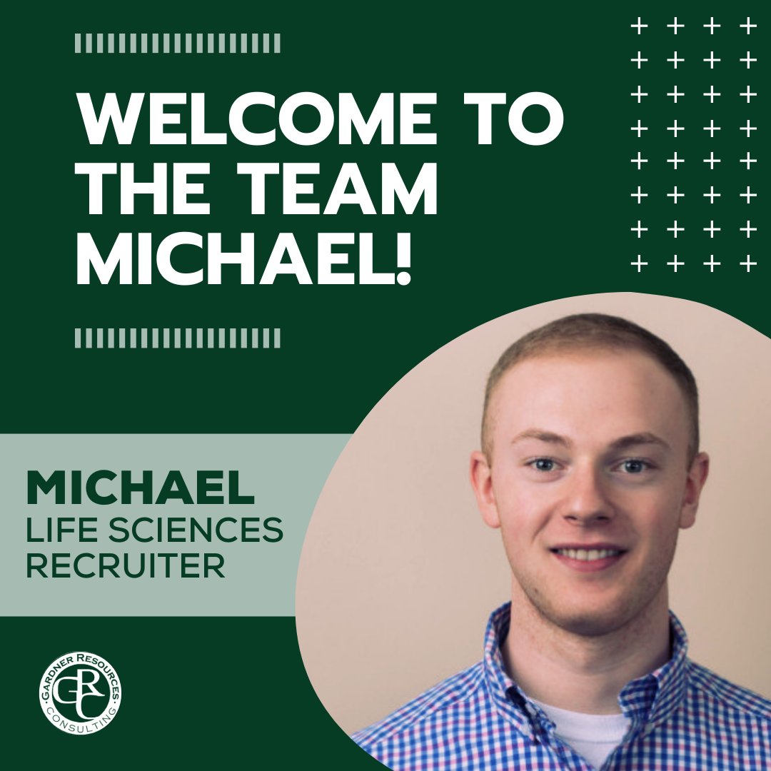 We're excited to welcome Michael Burke to our Life Sciences team! Congratulations on your new role, we're excited to have you onboard! #welcometotheteam #welcome #lifesciences #lifesciencejobs