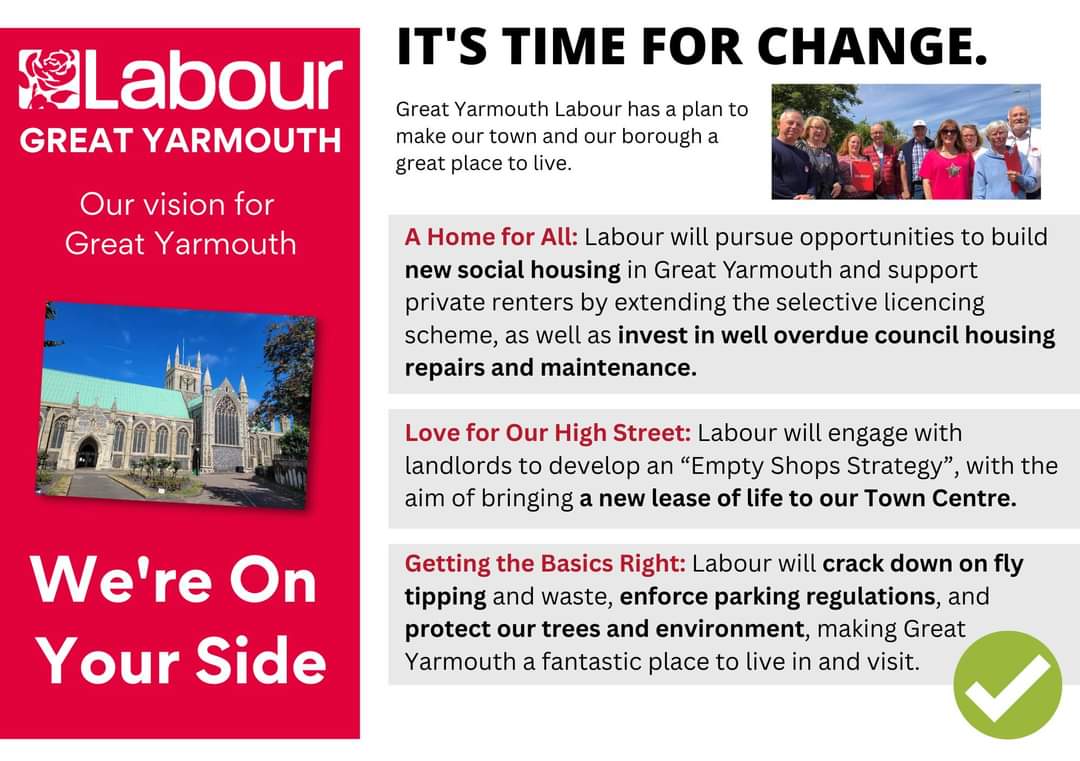 Great Yarmouth Labour on Twitter "We have a vision to make Great