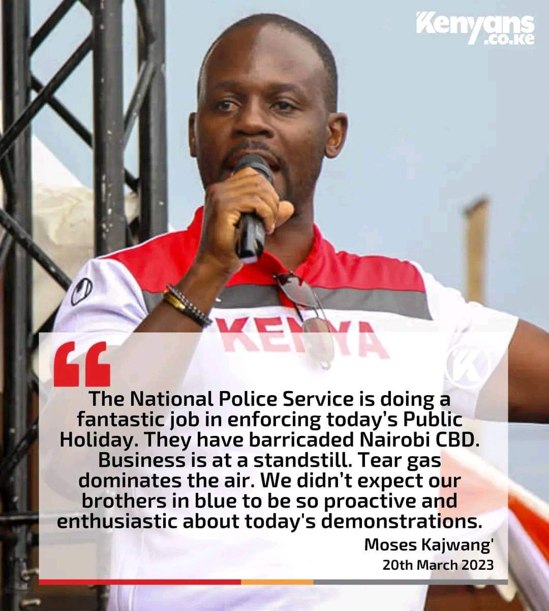 #NationalShutdown #Maandamano <a href="/senatorkajwang/">Senator Kajwang', CBS, MP</a> <a href="/RailaOdinga/">The Raila Odinga Amolo Foundation</a>