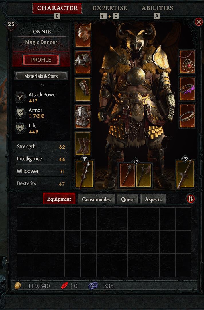 FragileBusiness's tweet photo. @Diablo 25 Barb 🤌🏻 looking forward to Necro though 👀 https://t.co/W9zF8XSQ8a