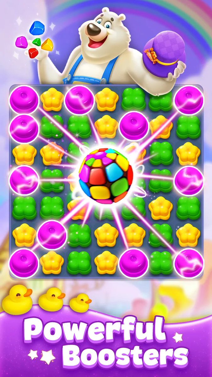 MatchCandySweet's tweet photo. We have thousands of challenging match-3 levels filled with candies and cakes.🧀
#game #sweetgame #puzzle #candy https://t.co/mlcBBoAQcM