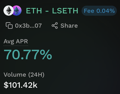 Liquid Staked ETH • Earn Diversified Yield on ETH tweet media