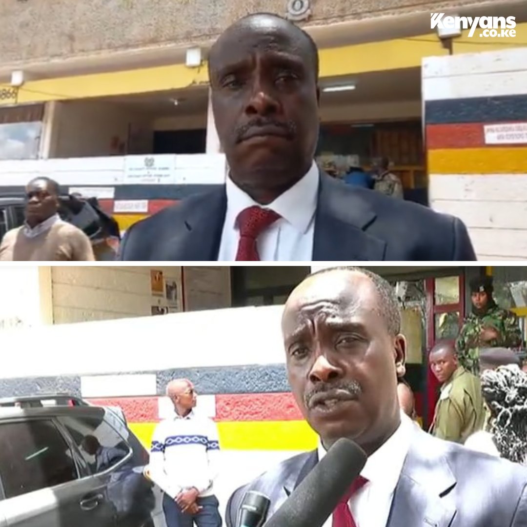 Lawyer Danstan Omari at Kiambu Police Station where Azimio's Opiyo Wandayi Senator Stewart Madzayo have been arrested.
#Maandamano 
#CitizenBriefs 
#CitiNewsroom