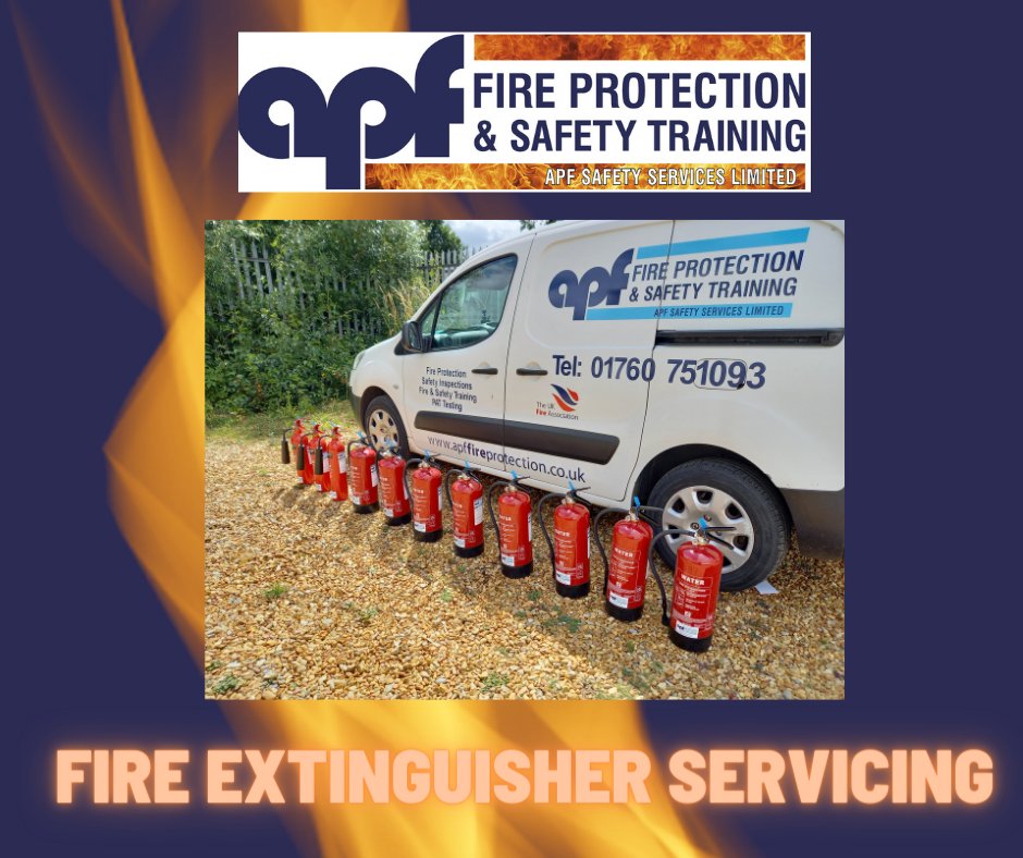 APFSafetyServ's tweet photo. We conduct annual fire extinguisher servicing to ensure that your fire extinguishers are maintained, serviced and ready for use in the event of a fire. 
Fire extinguishers require an annual inspection.
For more information, look at our website https://t.co/GgiCyfLErH 
#firesafety https://t.co/7Y3gYQtpWj