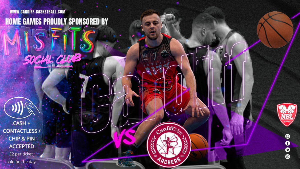⚠️MARCH MADNESS CONTINUES⚠️

💥Cardiff City Vs. Cardiff Met Archers II💥
📍House of Sport - Clos Parc Morgannwg, Cardiff CF11 8AW
🗓️ Mon 20 March - TONIGHT
⏰8:20pm tip
🎟️ £2