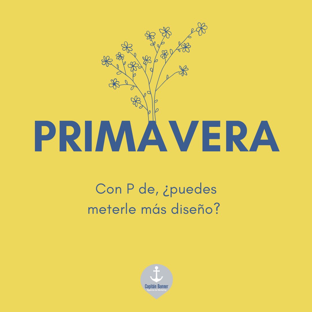 capitanbanner's tweet photo. Dicen que esta es la estación 🌺 que la sangre altera, ¿tú que crees, grumete?

#holaprimavera #marketing #publicidad #creatividad #socialmedia #Vigo https://t.co/rHOeX01dfM