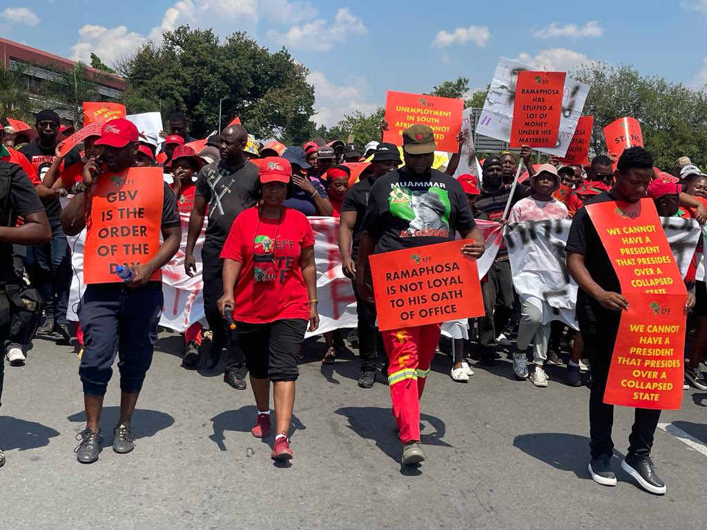 Economic Freedom Fighters on Twitter "EFF DP FloydShivambu leading