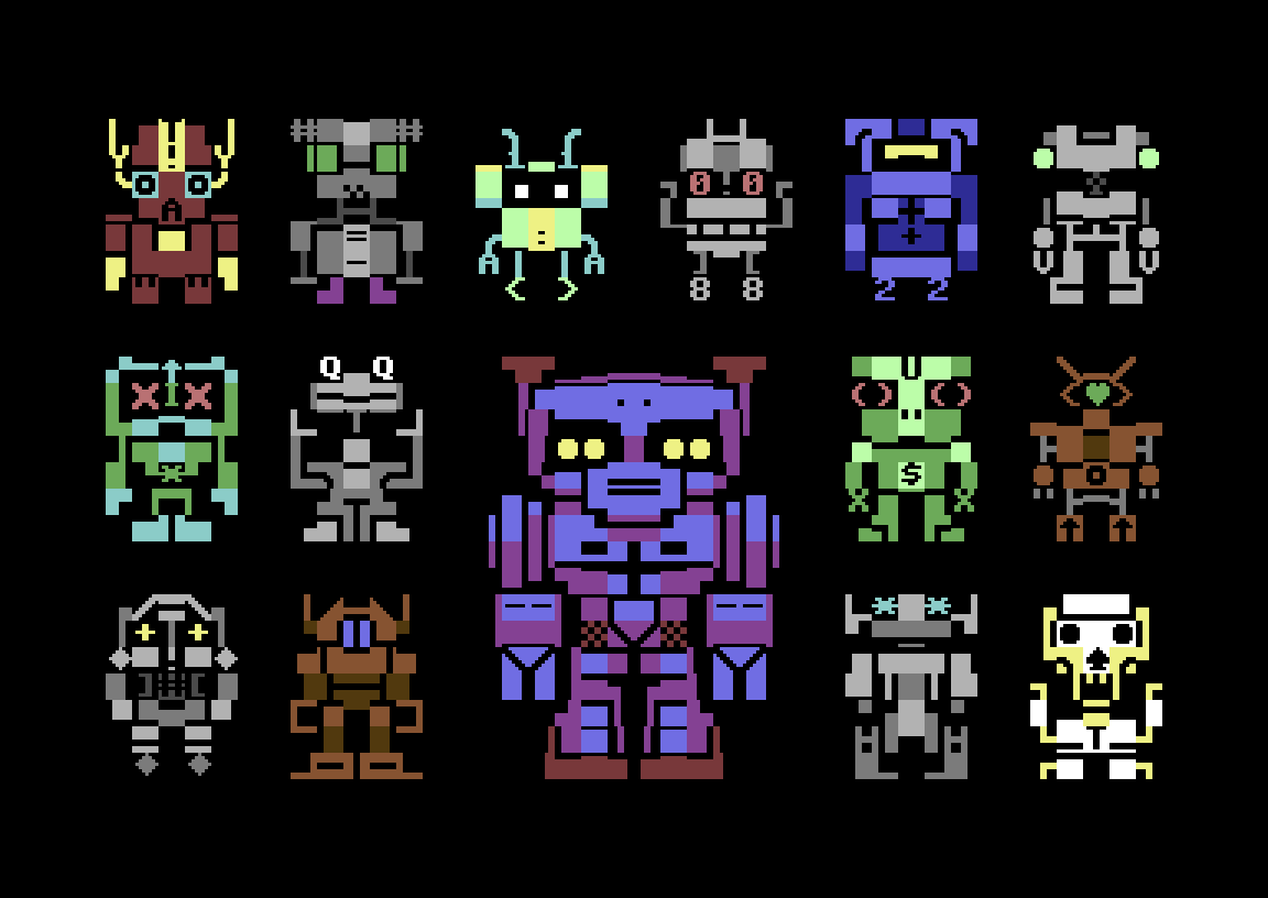 #MarchofRobots 20

#PETSCII #C64 #Commodore64 #pixelart #textmode