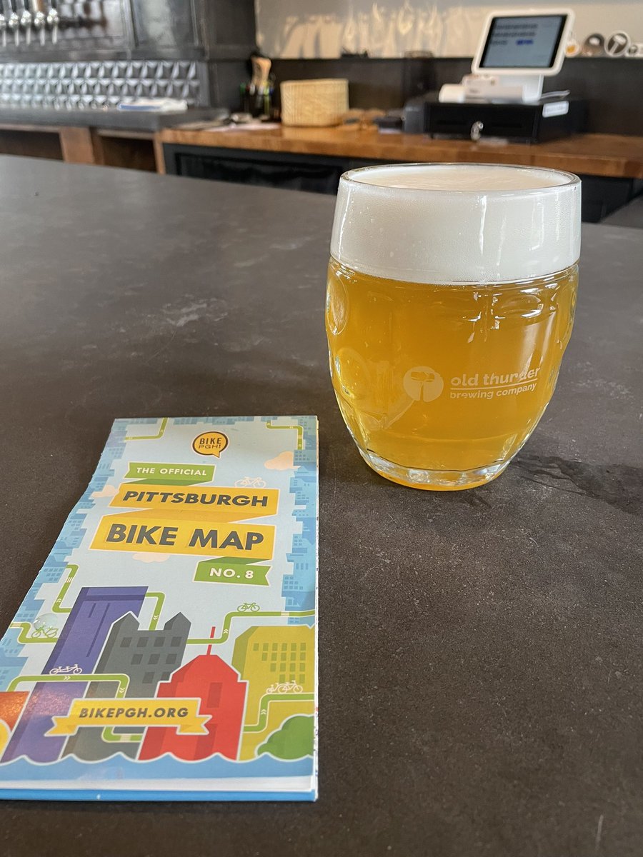 Bike maps available now @OldThunderBrew @BikePGH
