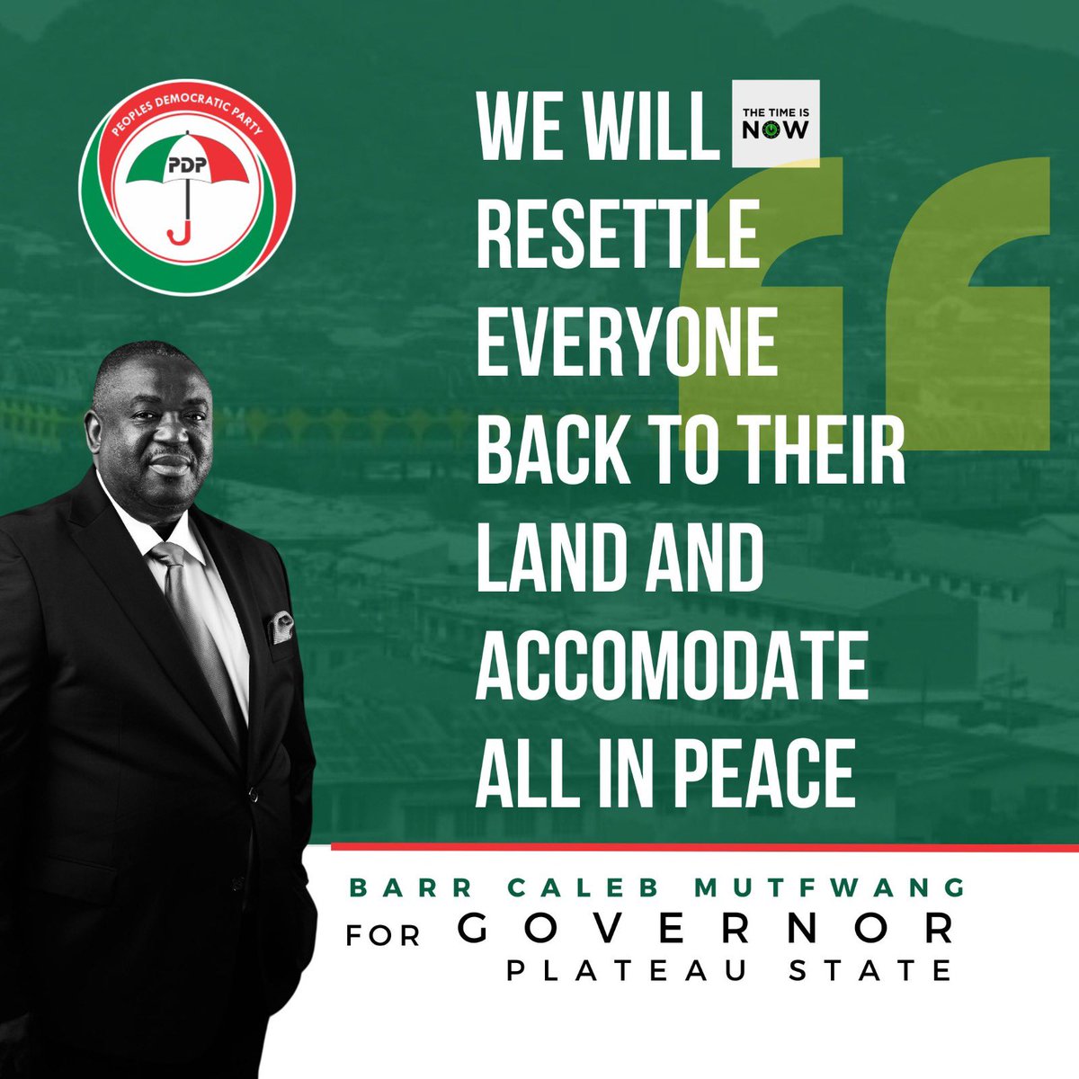 EmekaDa83831160's tweet photo. #PLATEAUDecides2023
Congratulations to the people’s Governor, @ cable Mutfwang, on your election as the Governor of PLATEAU State. More to come. #PDPWins https://t.co/9Dhm4Cqhoc