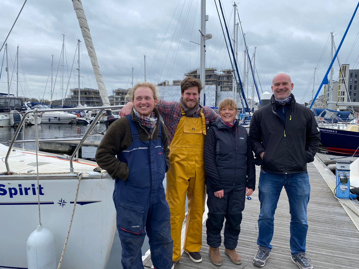 EliteSailing's tweet photo. After another 5 day RYA YM Offshore exam prep, Ed Wheeler &amp; Henry Wright from @tillerandwheel passed! Thanks to Amanda Bull for her expert crewing, Dave Allan for running the prep and Owen Timm (the independent RYA Examiner).

#RYATraining 
#RYAYachtmaster 
#SpiritOfRochester https://t.co/fIUF7KDYEi