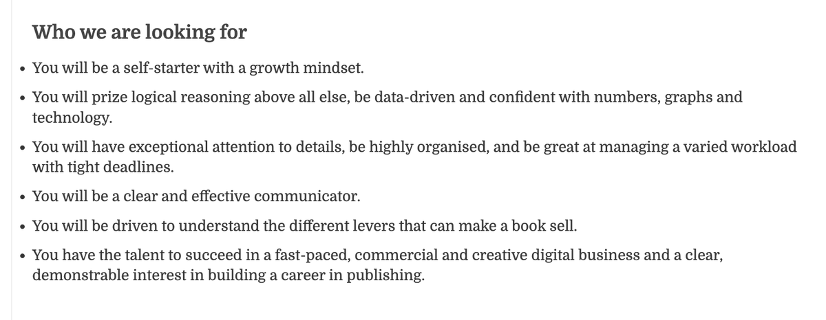 bookouture's tweet photo. We're looking for a Digital Sales Assistant. You'll collaborate with a talented team to make sure every book reaches its full sales potential - and learn all there is to know about creating digital bestsellers.
More info and how to apply here: https://t.co/G55ZRrm7Z1 https://t.co/soNVmf7Ec7