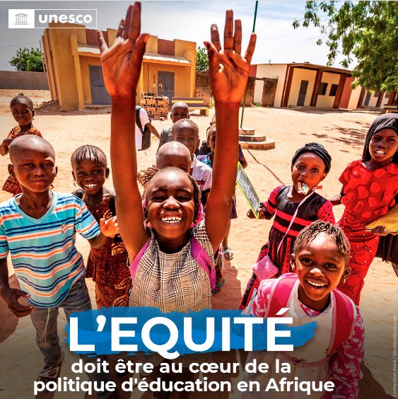 L'équité doit être au cœur de la politique éducative en #Afrique ! Cela permet de construire un avenir meilleur et prospère pour les enfants du continent.  

⬇️Découvrez ci-dessous, le nouveau rapport de l’<a href="/UNESCO/">UNESCO 🏛️ #Education #Sciences #Culture 🇺🇳</a> et de <a href="/_AfricanUnion/">African Union</a>  : lnkd.in/gufSwAry.