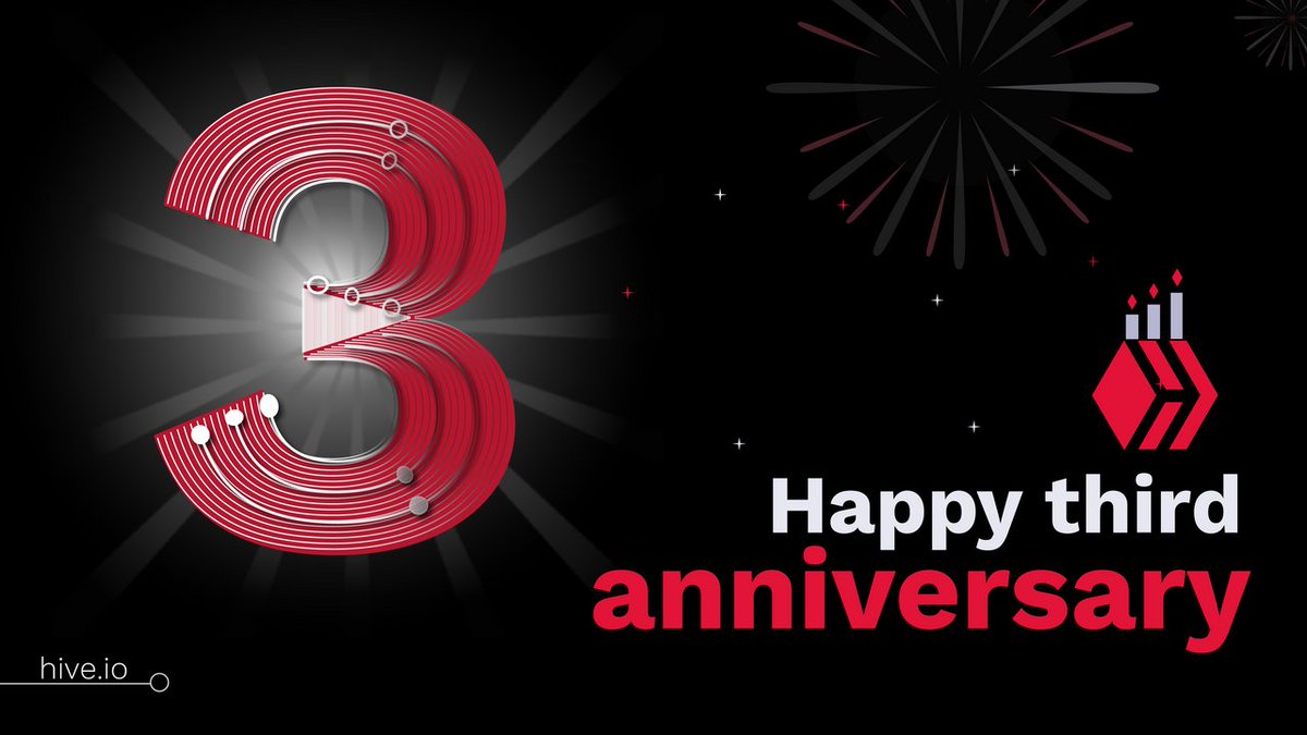 oAcido's tweet photo. Happy 3rd birthday in chain ID and almost (in 4 days) 7th birthday to the #hive community!

Awesome banner by @hive_creators https://t.co/2M2jA7MYQM