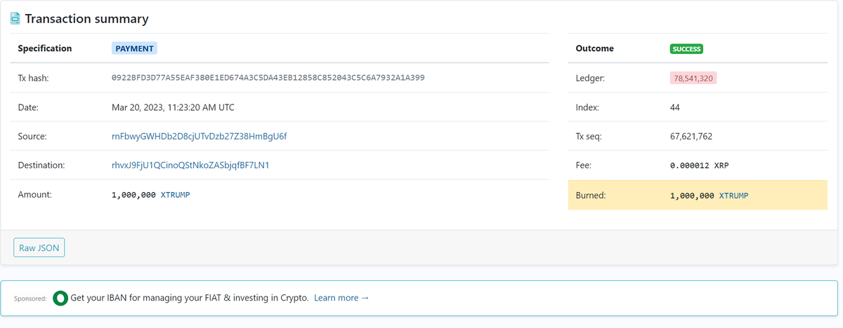 Burning event #week16

Transaction: xrpscan.com/tx/0922BFD3D77…

#weekly #burntoken