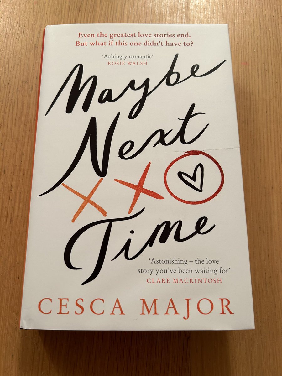 CescaMajor's tweet image. WIN A BOOK! To celebrate MAYBE NEXT TIME being out next week (!) I thought I could give away this gorgeous signed hardback. To #win follow me &amp;amp; RT! #MaybeNextTime Closes 24/03 UK only. XX🧡 “This clever romantic book will make your head spin &amp;amp; your heart ache.” @BestMagOfficial