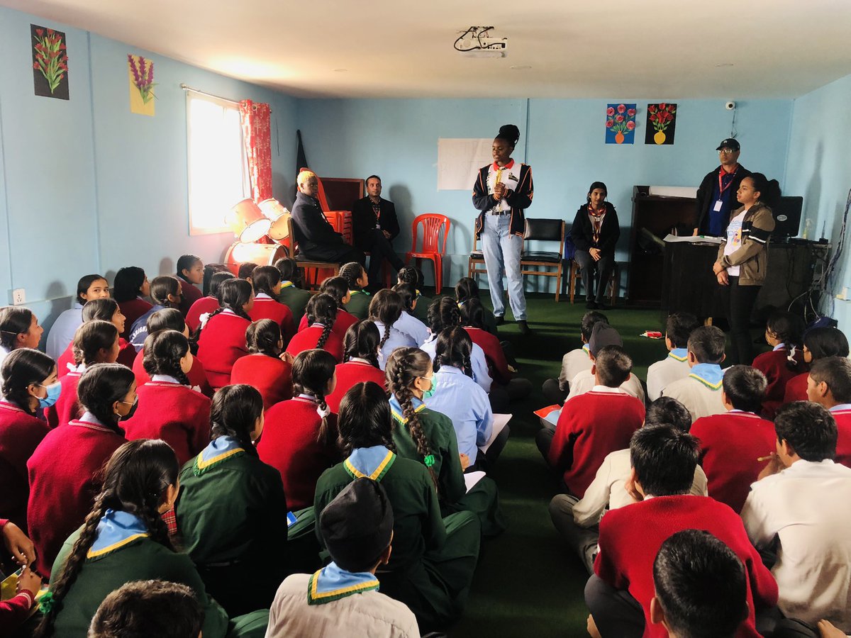 We also managed to deliver a session on one of the topics of the career bridger which was Stress Buster. The session was dynamic and interactive, with every student actively contributing to the discussion.
#yessgirlsmovement 
#yessgirlsmovement23
#wagggs
#norec
#NepalScouts