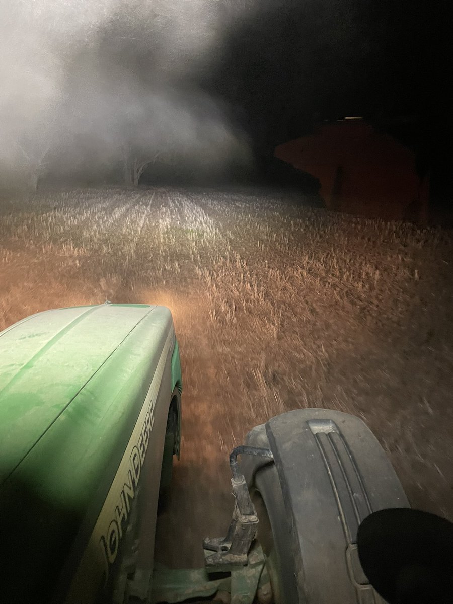 hogan2590's tweet photo. Fighting 🔥 with 🔥 sowing ryegrass into a bad ryegrass paddock. Let’s hope competition is the real winner 🤞 https://t.co/ULPNrqXoRt