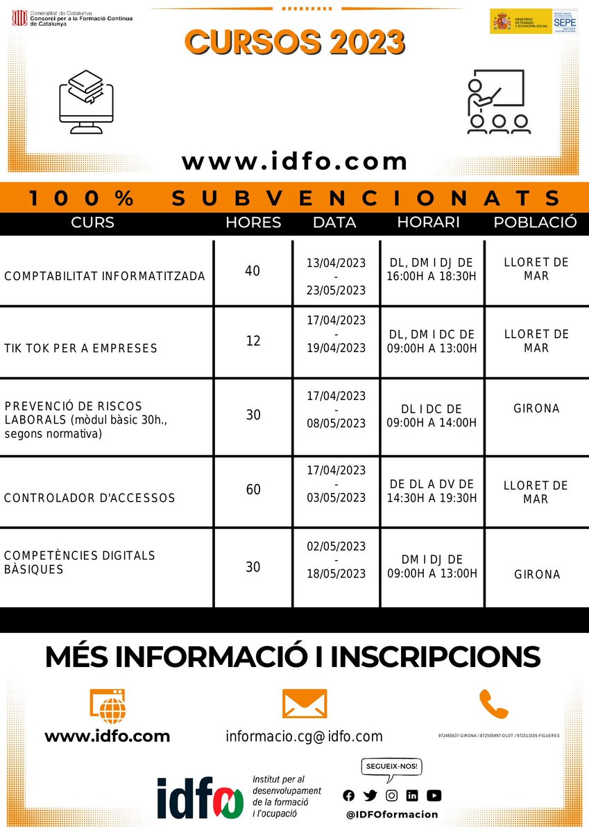IDFO Formació Girona tweet media
