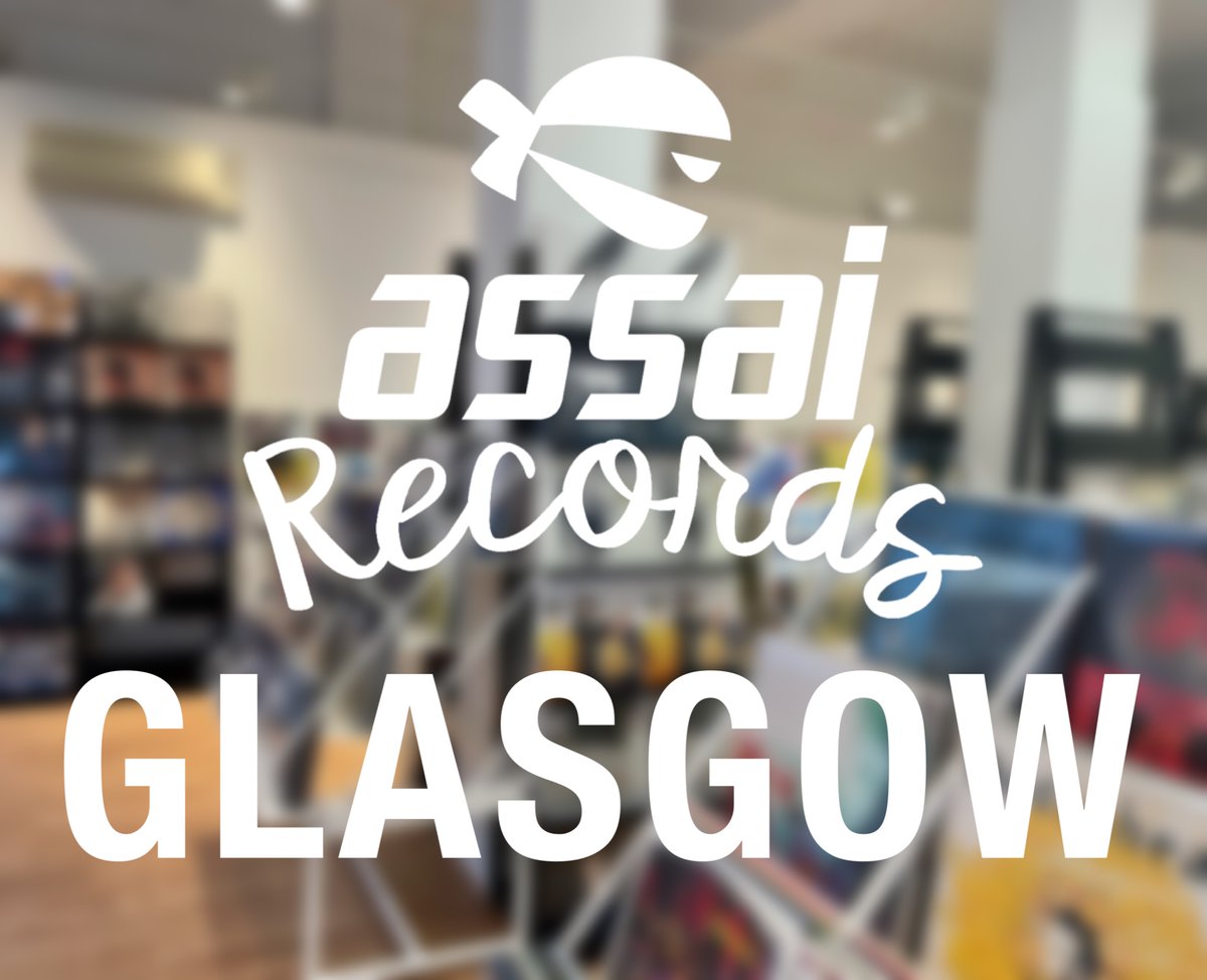 Assai_UK's tweet photo. * ASSAI RECORDS GLASGOW OPENING! *

It's an exciting week at Assai Towers! 

We are finally opening a Glasgow shop! 
On Sauchiehall Street no less! 🥳🥳🥳

Opening this Wednesday, with live music from @brownbearband 

Follow the shop here - @assai_glasgow 

#AssaiGlasgow https://t.co/XGsxIQsSS4