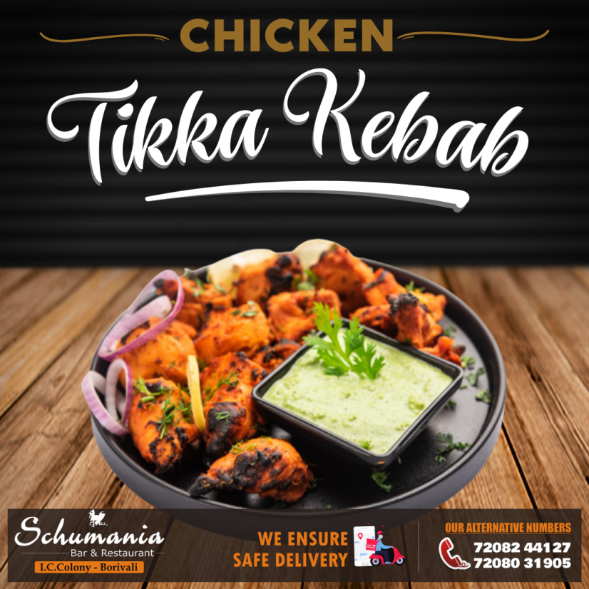 schumaniabar's tweet photo. Chicken Tikka Kebab
 #kebab #chickenkebab  #muttonkebab  #tandoori #tawa #seafood #ICColony #borivali https://t.co/nMaqxqPDvW