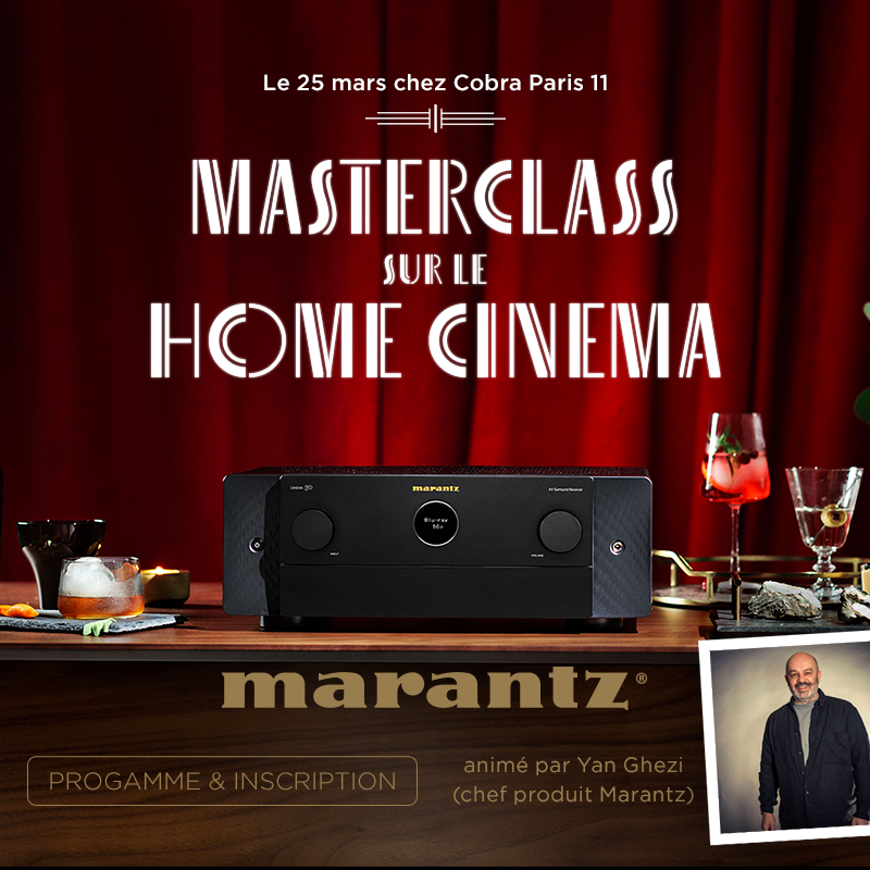 Cobra_HD's tweet photo. Samedi 25 mars 2023, @MarantzEurope et https://t.co/Dt4Pvvt8xX vous invitent à découvrir, la nouvelle gamme d’amplificateurs AV Marantz CINEMA, avec en vedette le prestigieux couple ampli/processeur AV 10 + AMP 10.
👉 https://t.co/X9r3JaVdy0
#MarantzCinema #Av10 #Amp10 https://t.co/v3H5M8jaG3