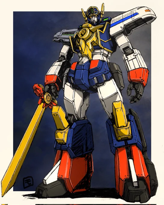 Thanks over 600 likes and RT!ありがとうございます!中の人、マイトガインも描いてるんですけど、大分前に描いたから絵が大分違いますね… 