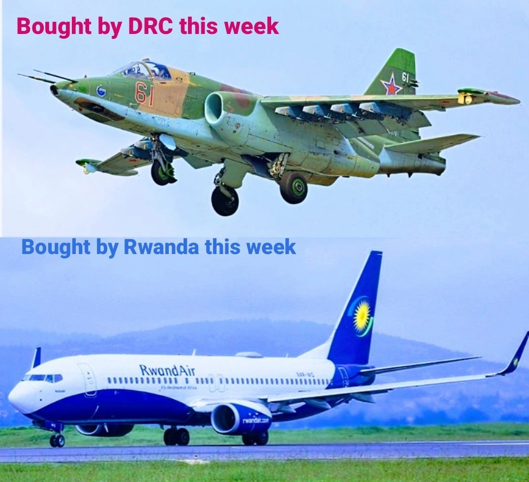 By this picture you can just tell a visionary leader and a leader by just a name. A good leader invests in what generates income to the country not in what brings troubles to the country. Wake up #Congolese.