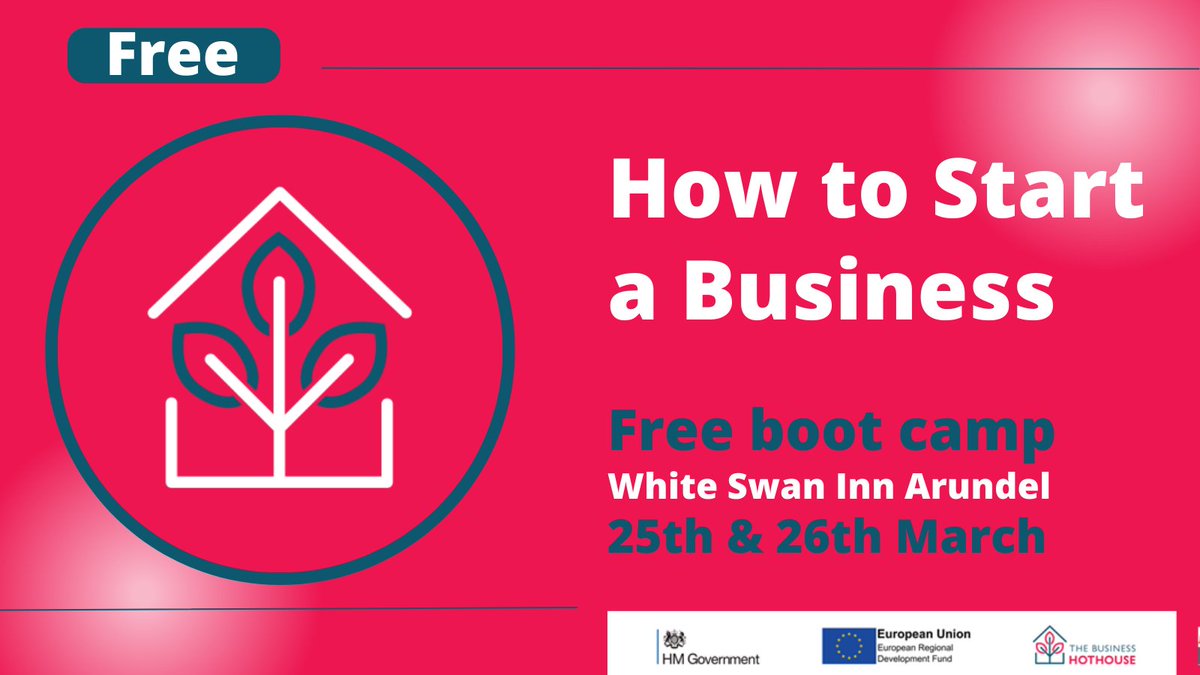 Our final #FREECOURSE is running this weekend - sponsored by <a href="/ArunDistrict/">Arun District Council</a> grab your #freetickets: eventbrite.co.uk/e/how-to-start… #freelunch &amp; refreshments provided
