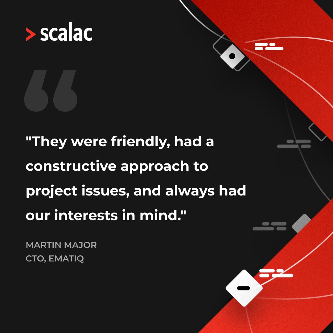 scalac_io's tweet photo. Ematiq, an engineering firm, recently left us a great review on #Clutch for our IT consulting and software development services.

Check out our profile for a full review and learn more about the solutions we provide: https://t.co/AD9Eqrw4pL 

#Scala #softwaredevelopment #business https://t.co/RyIOlBR7Vm