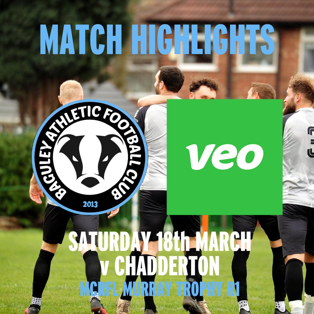 BaguleyAthletic's tweet photo. Highlights from our #bafcFirsts 6-0 win over @ChaddyCottAFC are now available on YouTube 📺

https://t.co/gQDnbV9FlU https://t.co/lA02pvNILy
