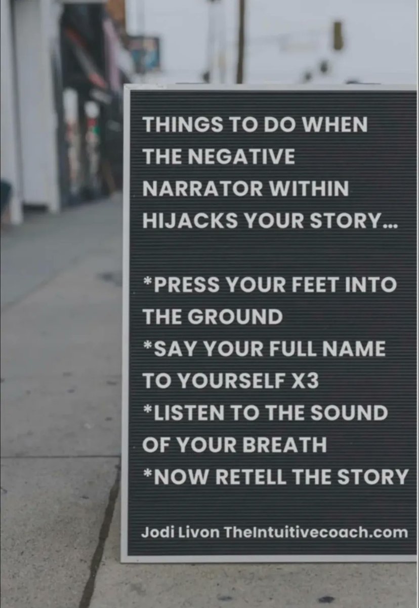 Things to do when the negative narrator within hijacks your story! #lawofattraction #selfsoothing #selfcare #theintuitivecoach #quotes #MondayMotivation