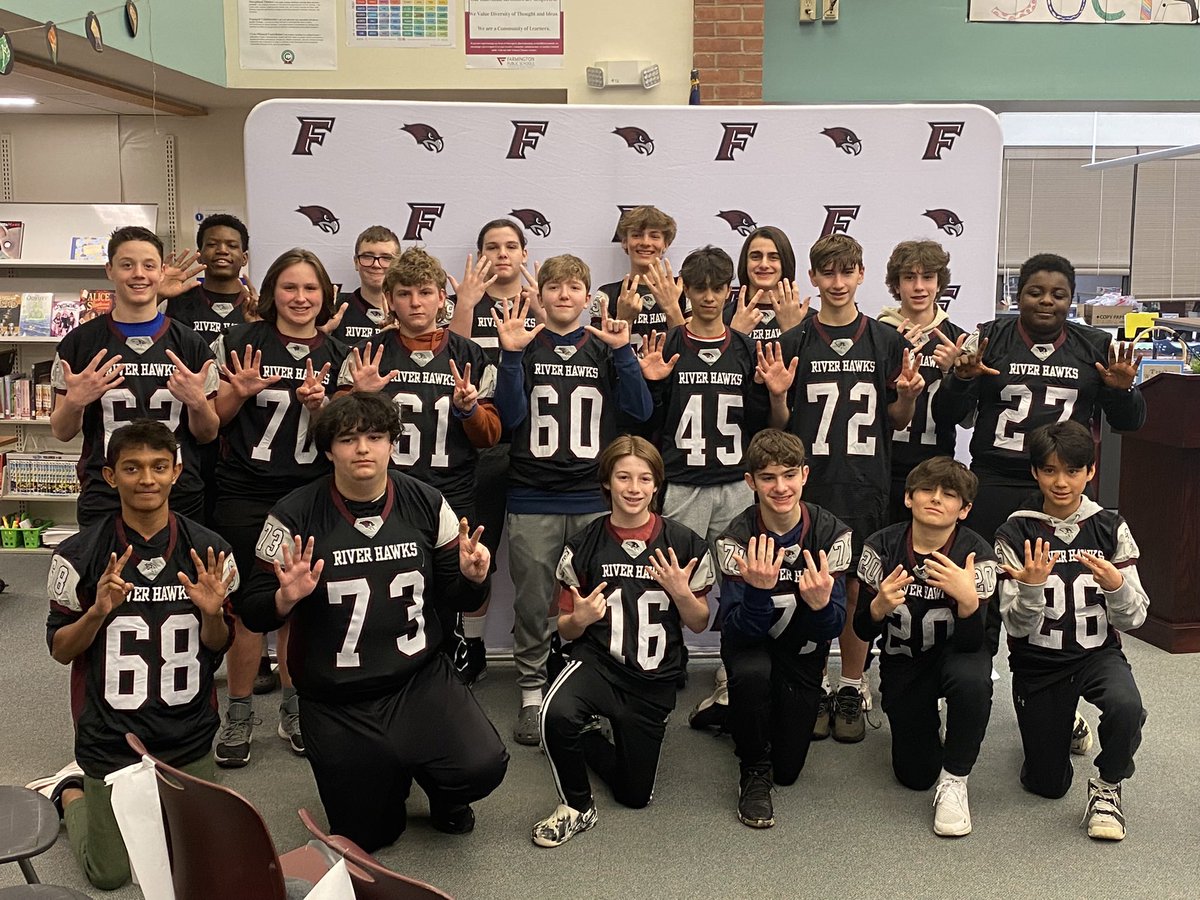 Had a great time last Thursday meeting the future of River Hawks football. Welcome to the family class of ‘27! #toughness 🏈💪❤️