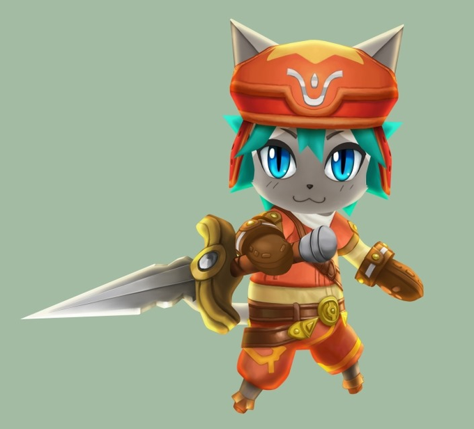 Little tail bronx карта. Solatorobo art. Less tail. I have got a pig. Less tail.