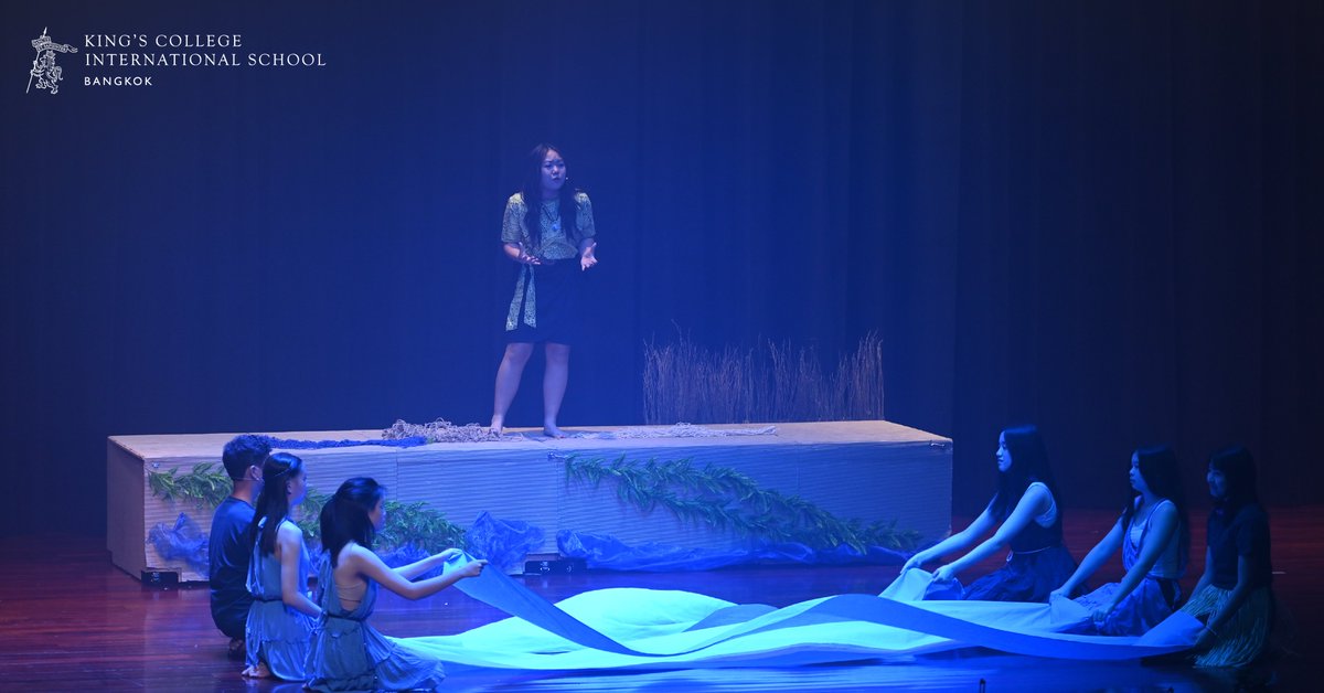 Kingsbangkok's tweet photo. Last week marked the date of King's Bangkok’s first-ever production being staged. The inaugural show, which resulted in two sold-out performances, was the culmination of many months of preparation.
#GrowTogetherGoFurther #KingsBangkok https://t.co/cRCiUWpbwj