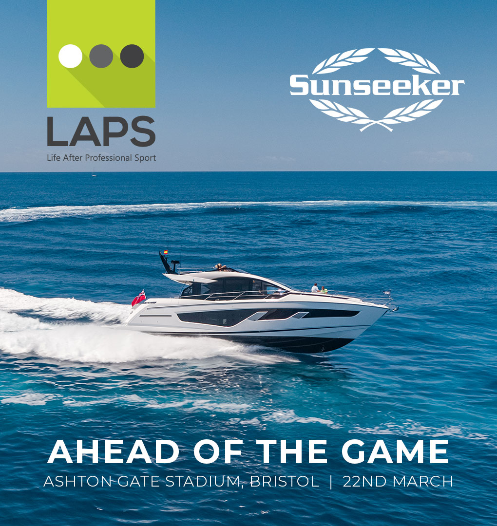 Sunseeker is delighted to attend ‘Ahead of the Game’, a Life After Professional Sport (LAPS) recruitment event at Ashton Gate Stadium, Bristol, on Wednesday 22nd March 2023.

Discover more : bit.ly/3ZTpqSE

#Sunseeker #AheadoftheGame