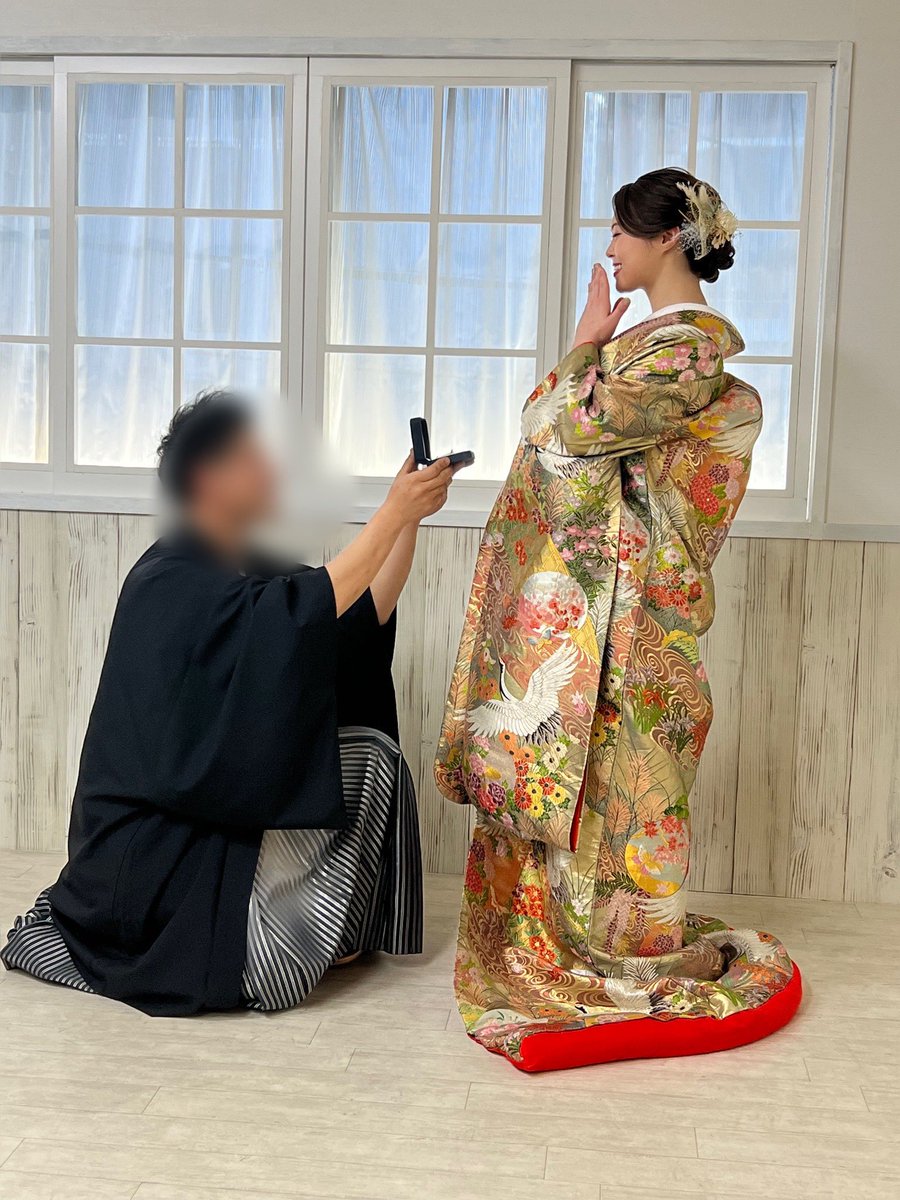 uw_rc's tweet photo. 前撮り楽しかった〜♪
結婚式もできて、前撮りで和装も着れてしたかった事全部叶えてくれた旦那とお義母さんには本当に感謝しかない😭🤍 https://t.co/dzFRFQm5dj