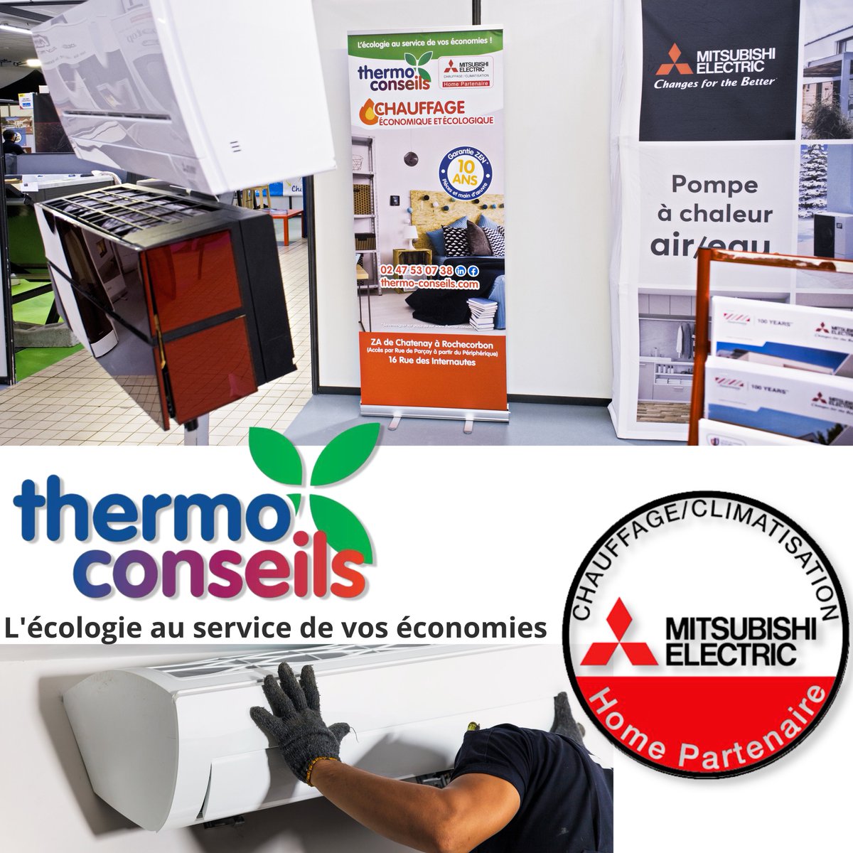 MPV371's tweet photo. ✅#thermoconseils : Home Partenaire Mitsubishi Electric

#installateur #technicien #MITSHUBISHI
#chauffage #pompeachaleur #PompeAChaleurAirEau #pompeachaleurairair #pompe #À #chaleur #climatisation #chauffage #installation #rochecorbon #indreetloire #vienne #sarthe #maineetloire https://t.co/NTPvoIlPwD