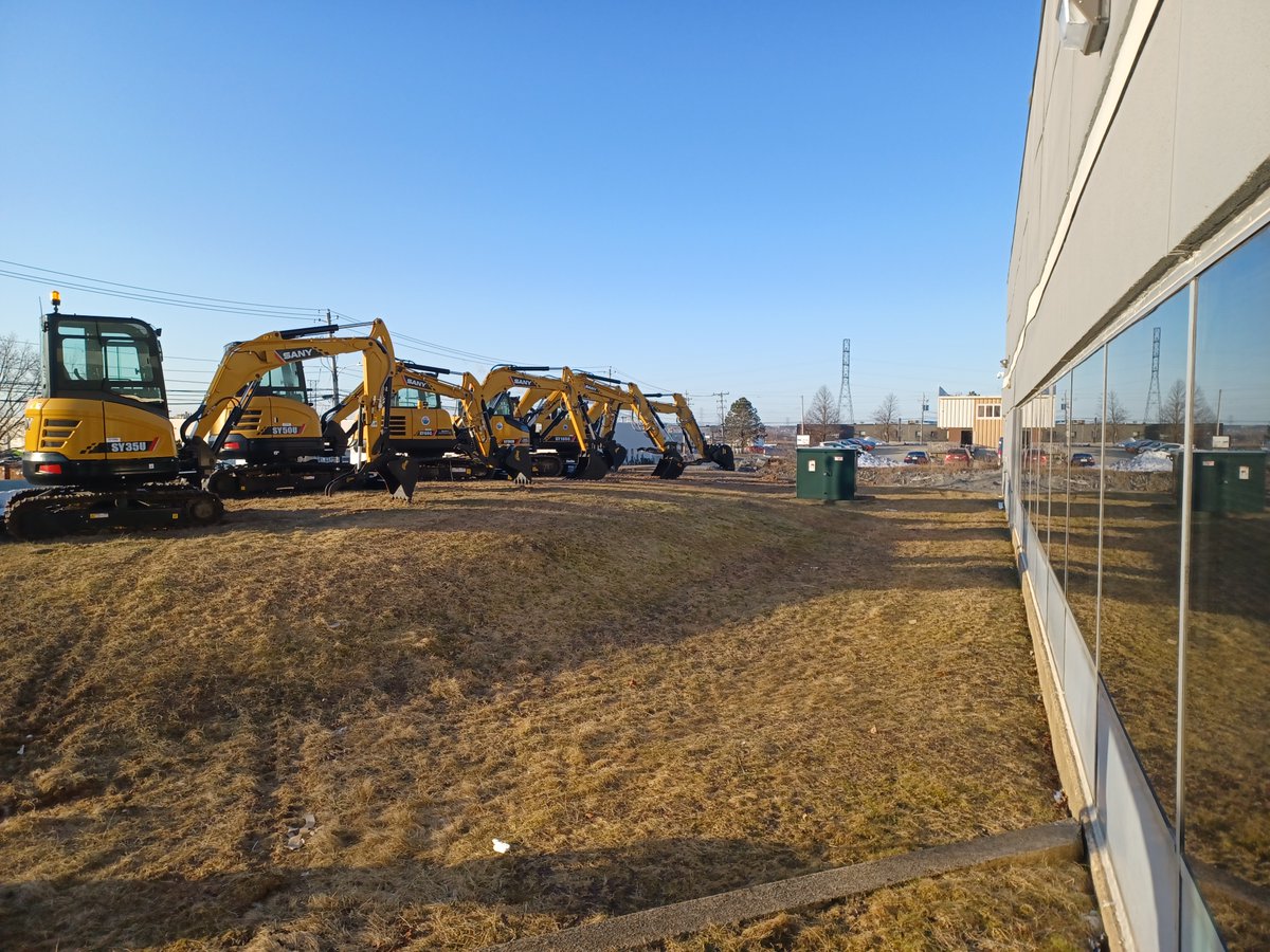 TidalTractor's tweet photo. Check out our recently opened 4th location, we are now in HRM!  Drop into 90 Raddall Ave in Burnside to chat about SANY Excavators, Wheel Loaders, and Telehandlers. https://t.co/HEtt2SP6mb