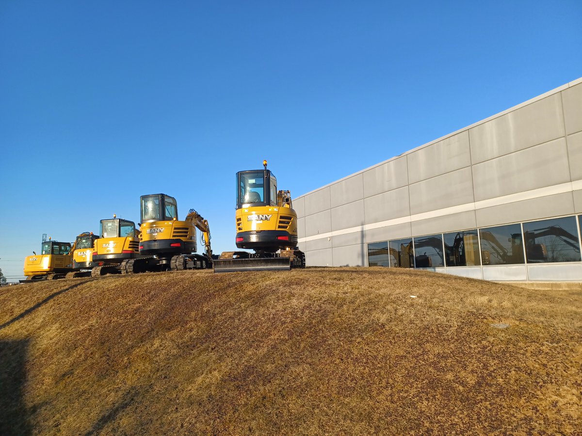 TidalTractor's tweet photo. Check out our recently opened 4th location, we are now in HRM!  Drop into 90 Raddall Ave in Burnside to chat about SANY Excavators, Wheel Loaders, and Telehandlers. https://t.co/HEtt2SP6mb