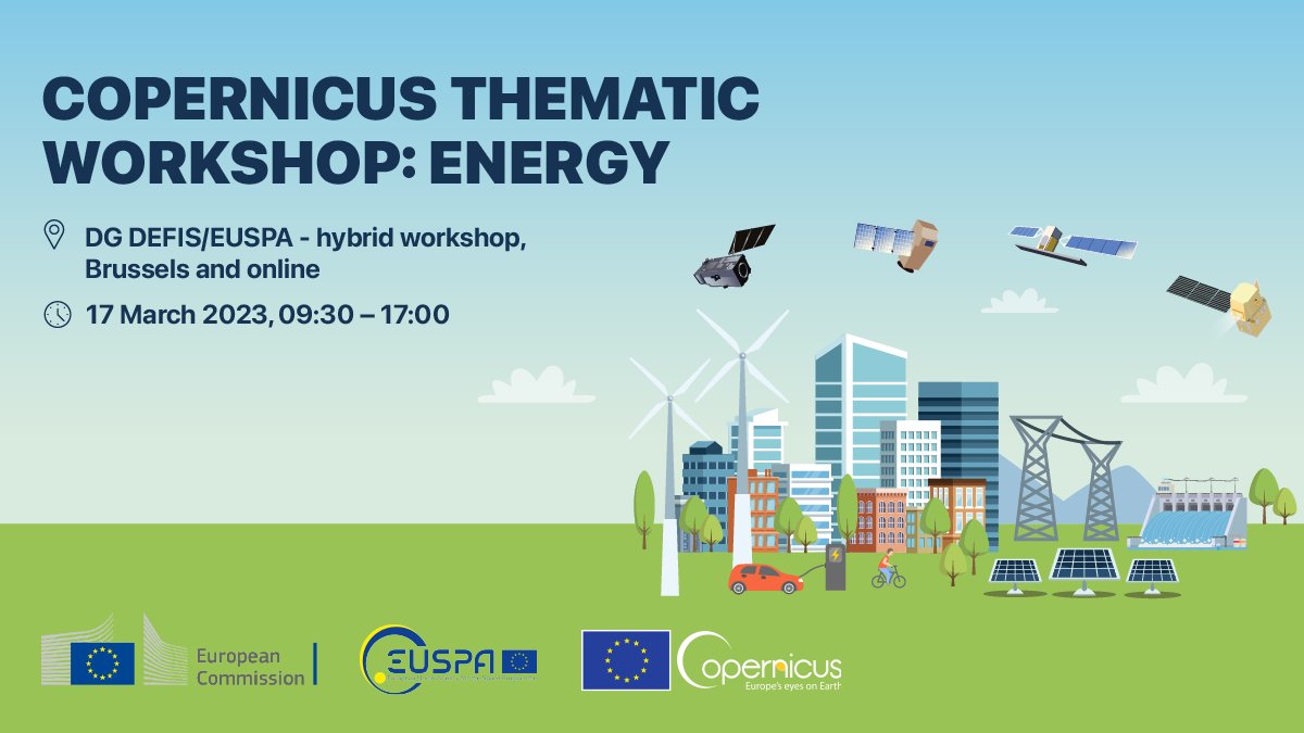 satlantis_'s tweet photo. SATLANTIS joined the #Copernicus Thematic Workshop on Energy on 17/03, presenting #GEISAT Constellation for #methaneemissions measurement.
@defis_eu @EU4Space @CopernicusECMWF #DGDEFIS #EUSPA #C3S #CopernicusAtmosphere #ECMWF #DGENER #EUGreenDeal #EUSpace https://t.co/UUeqHwjNSv https://t.co/dbXo9qwkKf