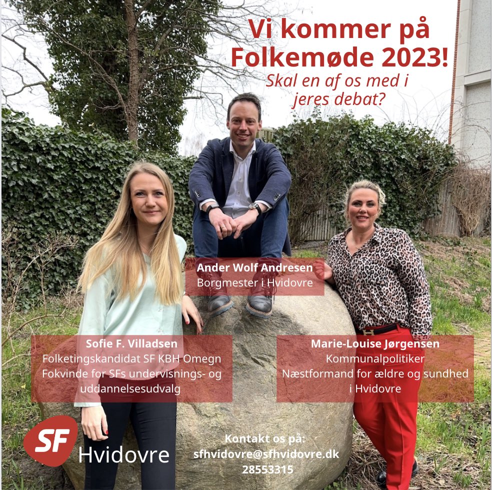 SF Hvidovre kommer på Folkemøde 23 👏🏻

Ses vi? ☀️