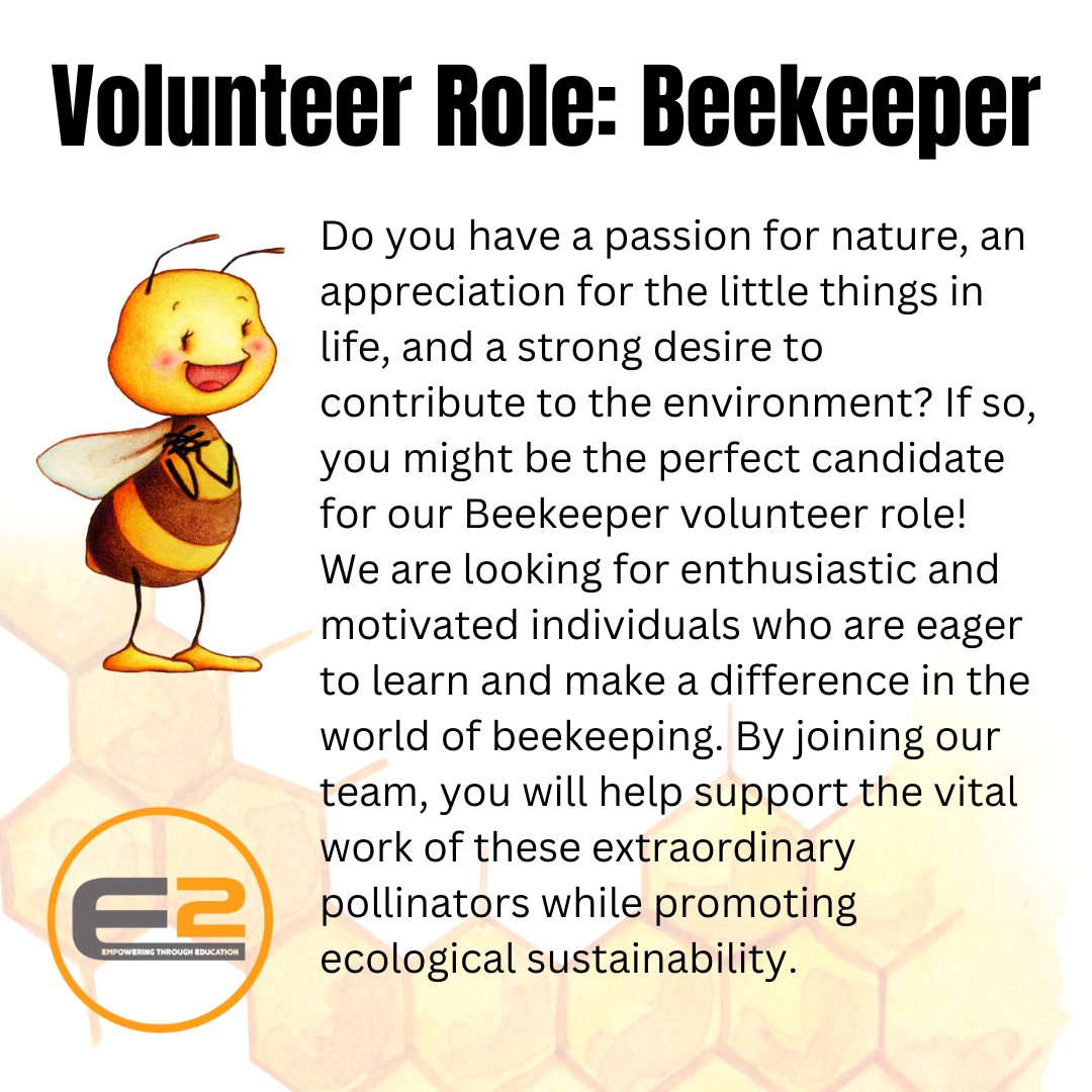 Do you know anyone who loves bees? We need some help looking after our tiny furry pollinators! Please message us!