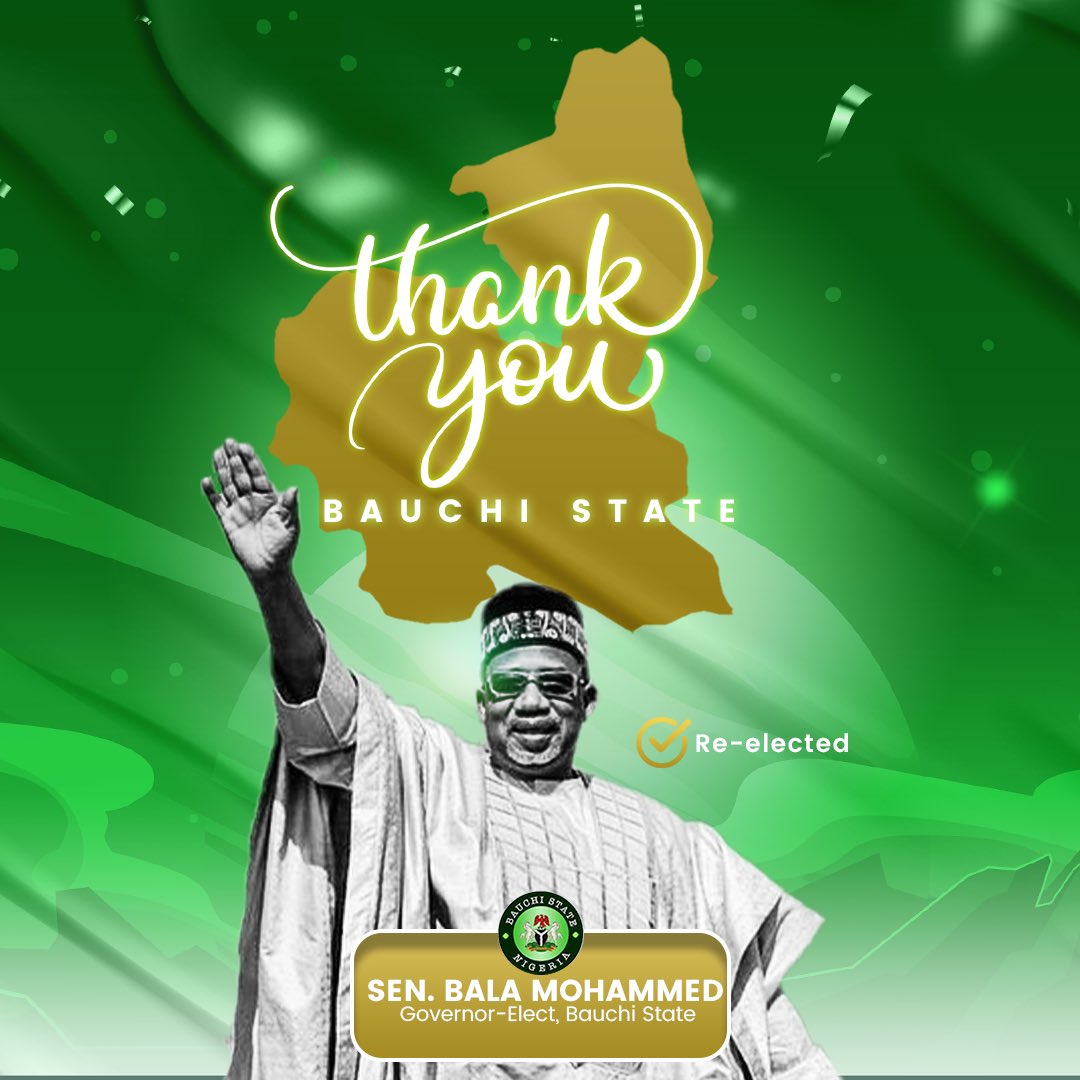SenBalaMohammed's tweet photo. Thank you. #GreaterBauchi https://t.co/2oOhToK7Ge