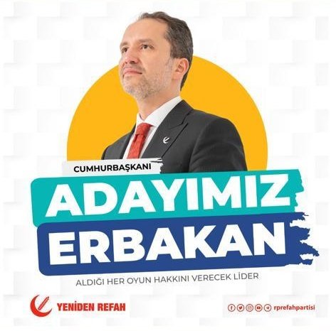 AKSOYAHN's tweet photo. Seçimlere , Müstakil katılma kararı veren @YRPartisi , Ülkemizin ve Milletimizin içinde bulunmuş olduğu durumun farkında olduğunu ve 54.hükümet zamanında yapılan efsane hizmetlere atıfta bulunarak biz yaptık ve yine yaparız dedi....
Ya ALLAH 
Ya Bismillah
@ErbakanFatih https://t.co/3xWkRxRgWL